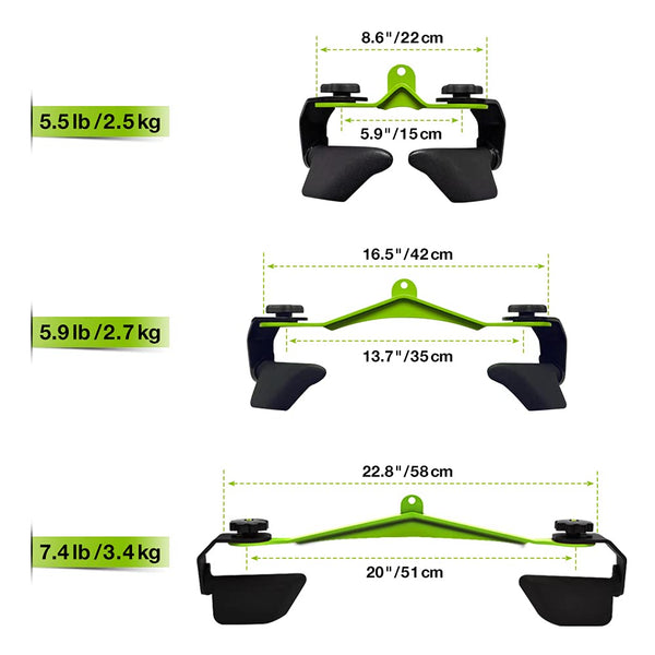 SevnElk LAT Pull Down Rowing Handle Attachment,Multifunction Fitness Gripper Press Down for Cable Machine Weight Lifting, Tricep Back Muscles