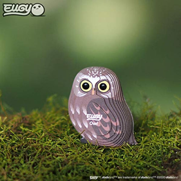 EUGY Eco-Friendly 3D Paper Puzzle (Owl)