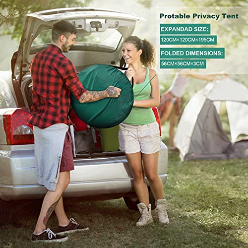 Pop Up Toilet Tent riggoo Portable Shower Toilet Tents for Camping Privacy Outdoor Changing Room for Beach Fishing Hiking Sun Shelter (UV Protection)