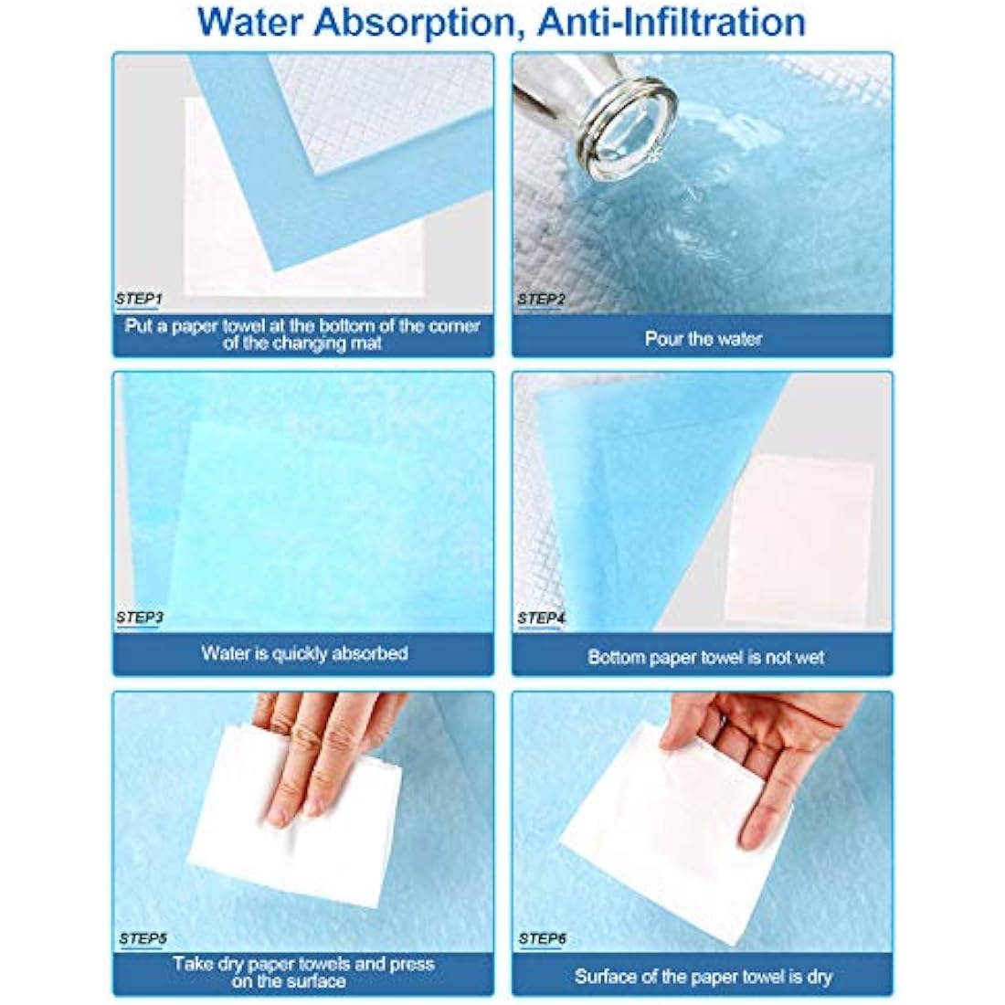 OWNPETS Dog Training Pad,90 x 80cm. 40 count Leak-Proof 6-Layer Pet Potty Training Pads Pee Pads with Quick-Dry Surface for Pets, Puppies, Adult, Sick & Aging Dogs