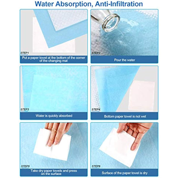 OWNPETS Dog Training Pad,90 x 80cm. 40 count Leak-Proof 6-Layer Pet Potty Training Pads Pee Pads with Quick-Dry Surface for Pets, Puppies, Adult, Sick & Aging Dogs