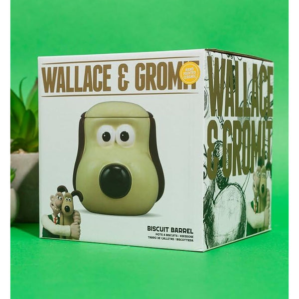 Half Moon Bay Wallace and Gromit Biscuit Barrel | Wallace Biscuit Tin | Wallace and Gromit Gifts & Wallace and Gromit Merchandise | Wallace and Gromit Gift | Biscuits Tin & Biscuit Jar