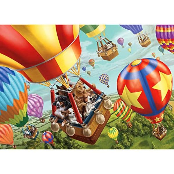 HUADADA Jigsaw Puzzles for Adults 1000 Piece Jigsaw Puzzles for Adult,JigsawPuzzle 1000 Pieces for Adults Challenging Puzzle Games（Flying Dogs）