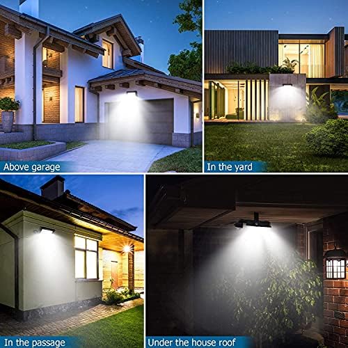 70W 2 Pack Led Flood Light Outdoor 9100LM Outside Security Light IP66 Waterproof 5000K Daylight White CRI >70 130lm/w 5-Year Warranty Super Bright Outdoor Light Garage Stadium House Yard Backyard