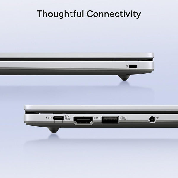 ASUS Chromebook 14 ‎CX1405CTA Laptop | 14.0" Full HD Screen | Intel Celeron N50 Processor | 4GB RAM | 64GB eMMC Storage | Google Chrome OS | Fabric Blue | Amazon Exclusive