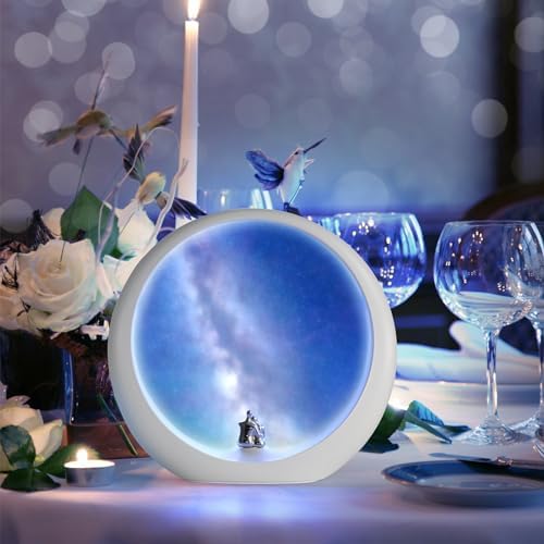 mamre Milky Way Table Lamp Gift Unique Dimmable Galaxy Night Light for Anniversary Birthday Valentine's Day Christmas