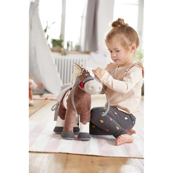 HABA 305464 Horse Joey- Cuddly Toy Horse and Doll Accessory, 35 cm, for ages 18 Months and Up