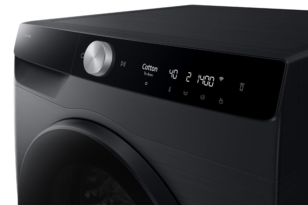 Samsung Series 6 Washer Dryer, AI Energy, Wi-Fi enabled, 9/6kg 1400rpm, White,WD90DG6B85BEU1