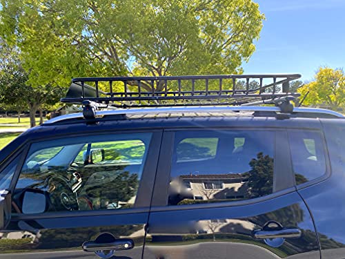 MAXXHAUL 50506 64" x 39" x 6" Heavy-Duty Universal Steel Roof Rack, Black