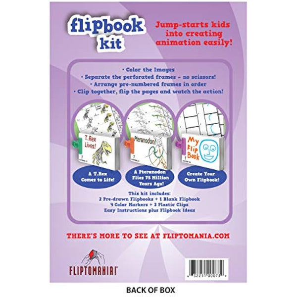 Fliptomania Flipbook Kit - Dinosaurs