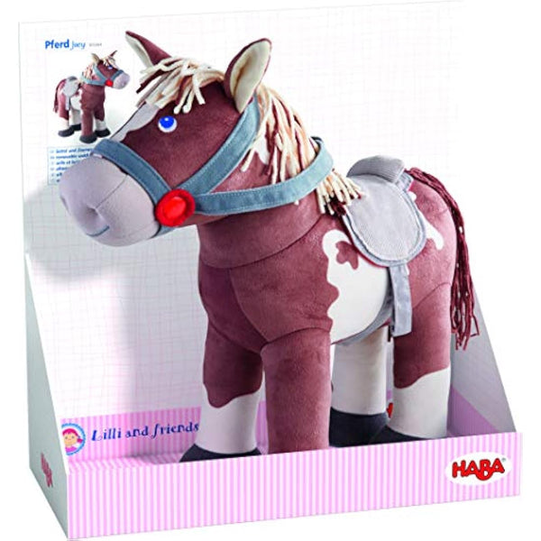 HABA 305464 Horse Joey- Cuddly Toy Horse and Doll Accessory, 35 cm, for ages 18 Months and Up