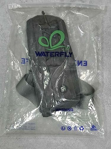 Waterfly Waist Bag Pack Slim Water Resistant Fanny Pack Travel Bum Bag Running Belt for Traveling Cycling Hiking Camping