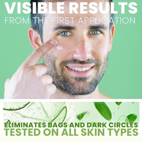 Aloe Vera & Seawwed Decongestant Eye Contour Gel 50 ml ● Reduces Puffiness and Dark circles ● Preps skin for perfect eye make-up application and lasting wear ● made in France 50 ml