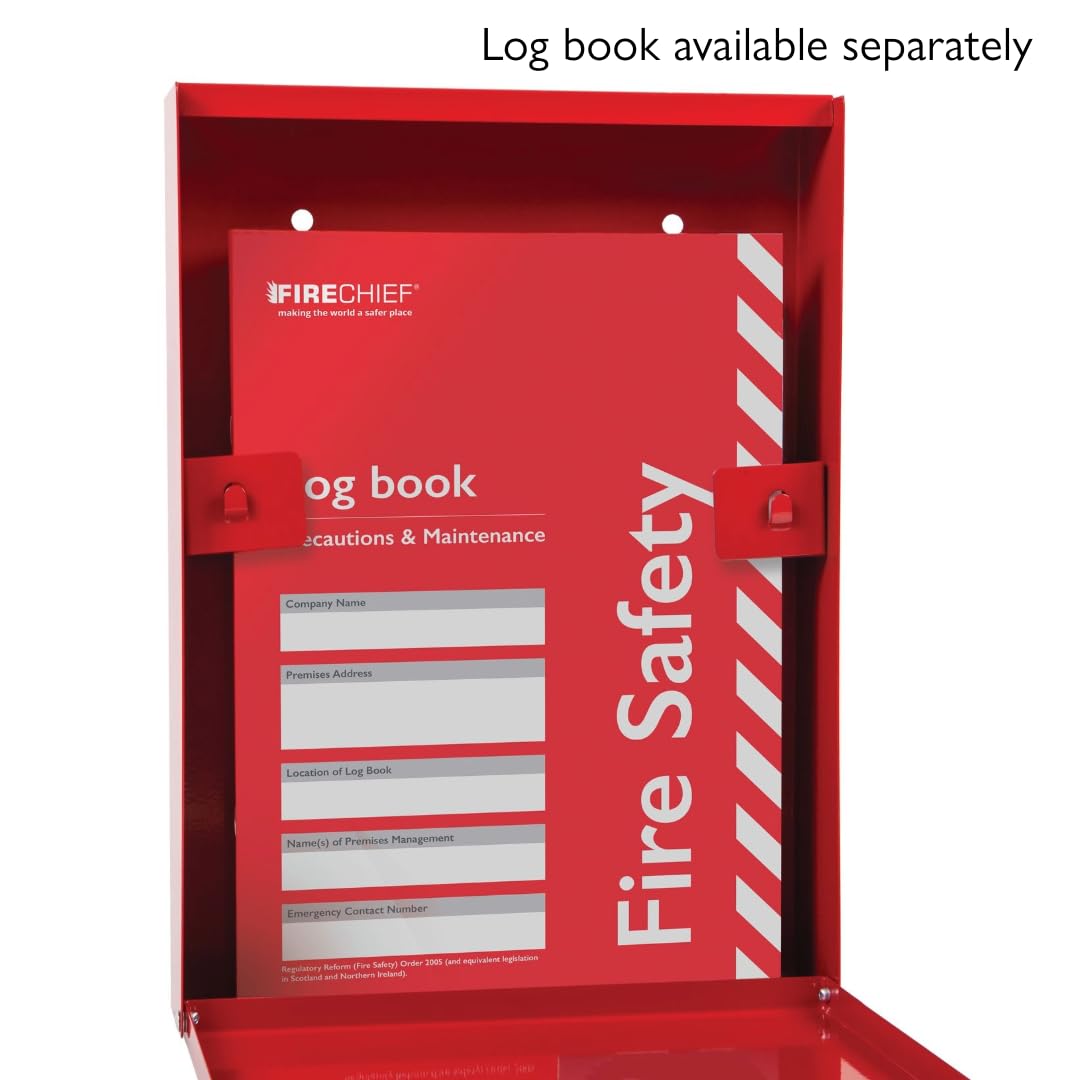 Firechief DHS2 Document Holder with Latch, Red