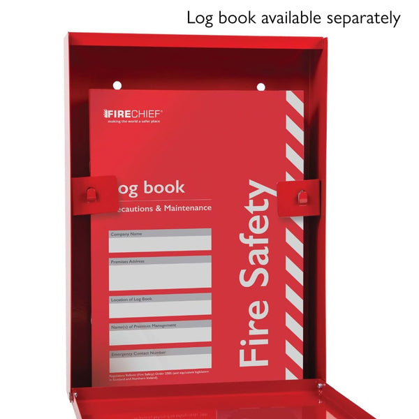 Firechief DHS2 Document Holder with Latch, Red