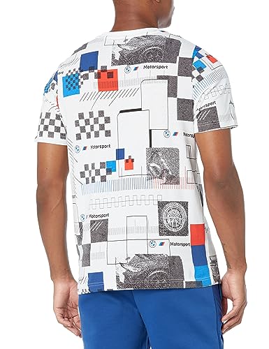 PUMA Men's BMW M Motorsport All Over Print Tee T-Shirt