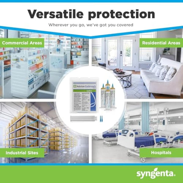 Advion Cockroach Gel Bait 4 X 30 Gram Tubes Roach Control Syngenta