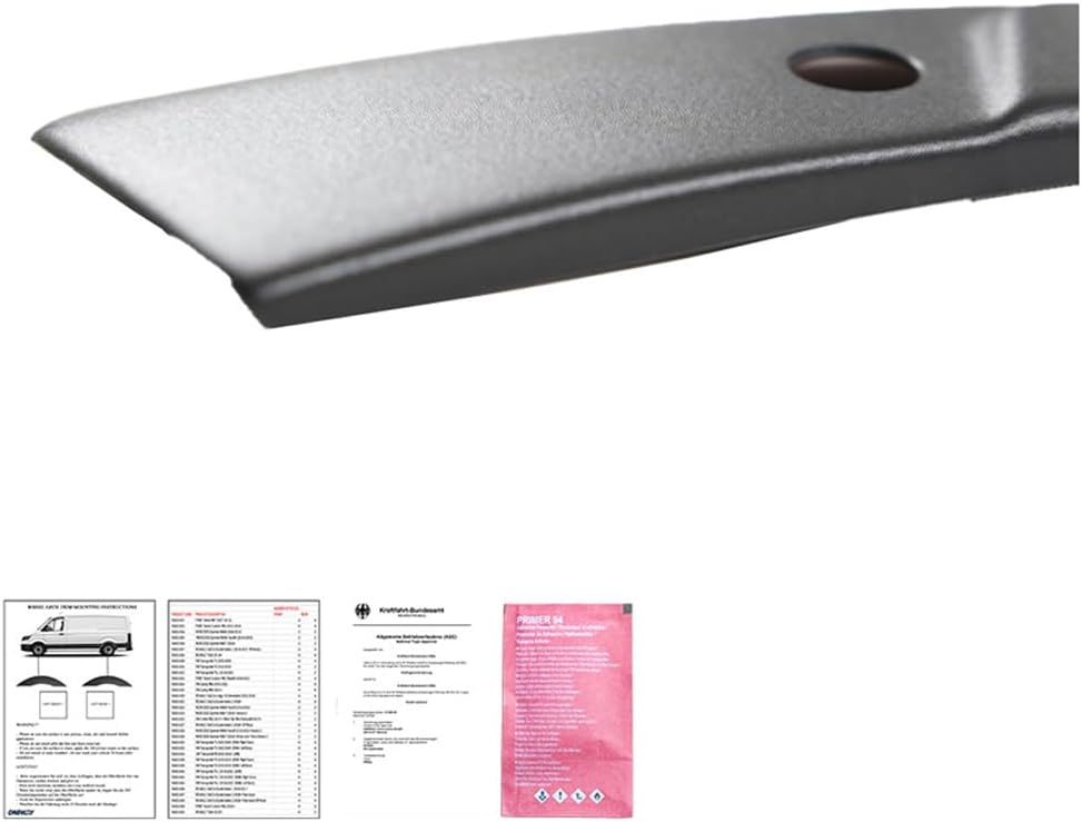 Oneway Set Wheel Arch Trims compatible with Dacia Duster II 2018-2024 with Park Assist (Offroad) - Matt black