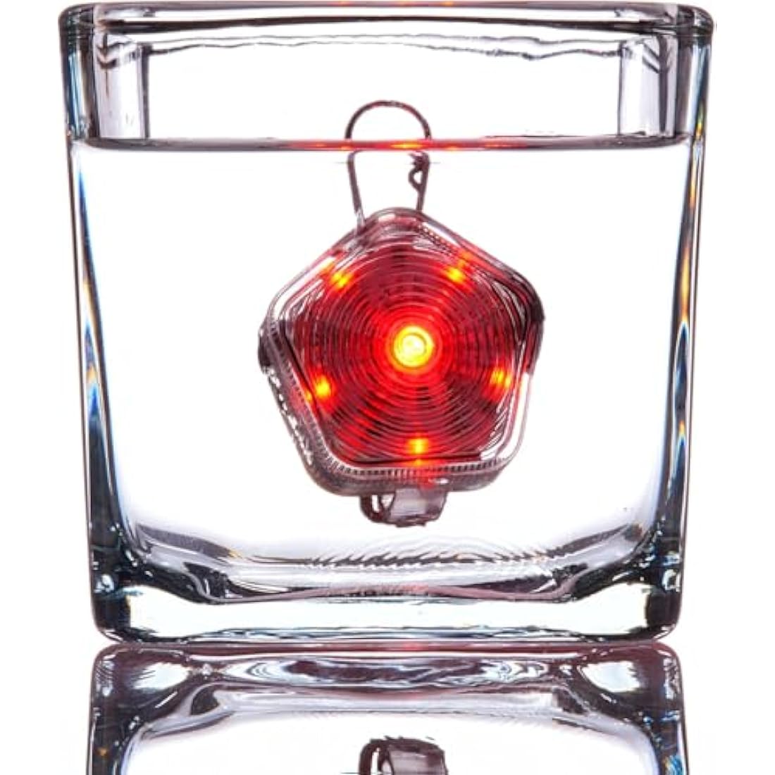 RUFFWEAR The Beacon Dog Safety Light, Waterproof Dog Collar Light, LED Pet Dog Collar Buckle Night Light, Safety Clip On Flashing Dog Light for Dog Leads & Harnesses, Rechargeable Dog Light, Clear