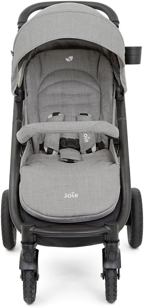 Joie Mytrax Flex™ 3in1 Multi-Mode Stroller/Pushchair with Raincover - Suitable from Birth to 4 Year (0-22kg). 3 Strollers in 1 with a one Hand Flash fold, Grey Flannel Fashion