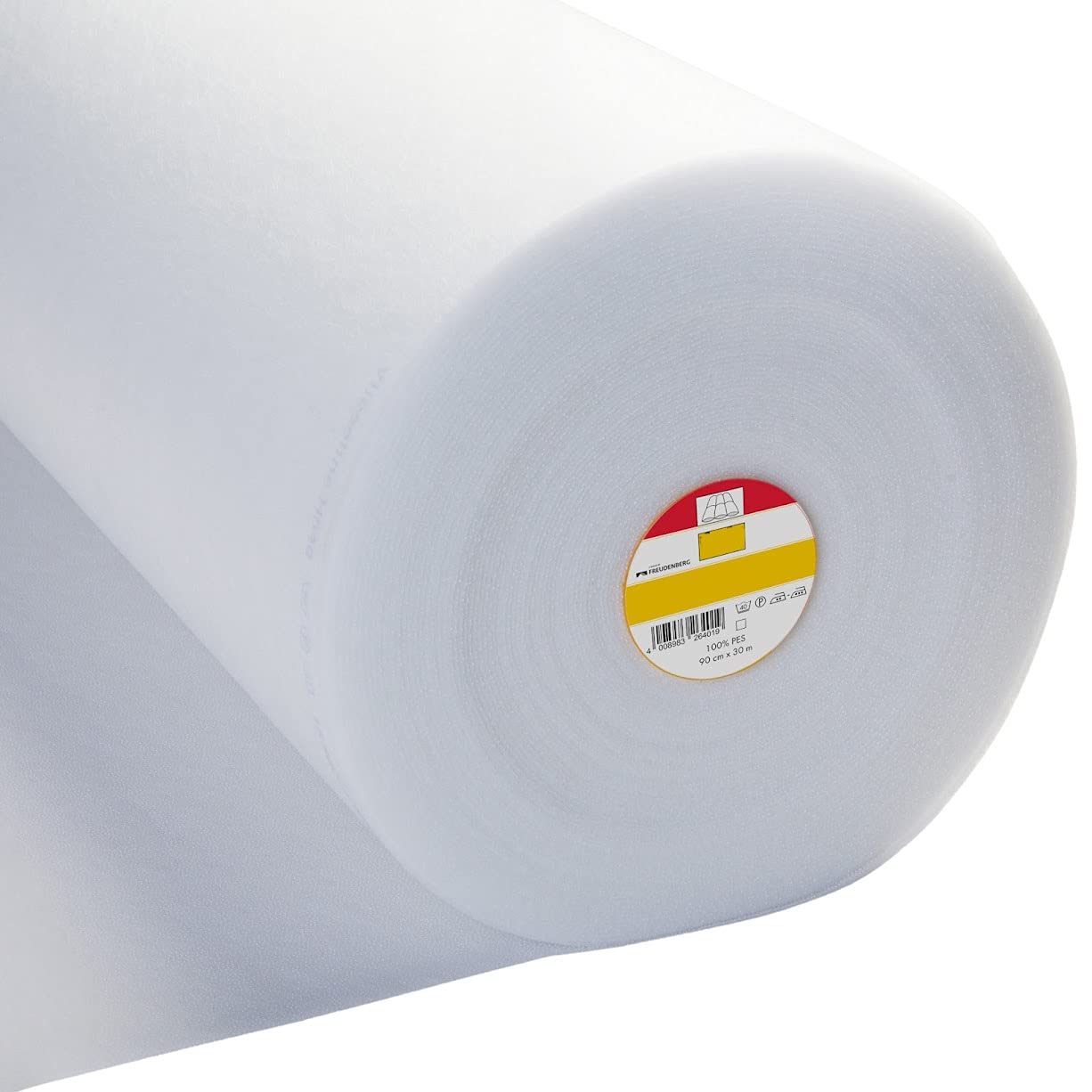 Vlieseline H640 Volume Fleece Batting - Medium Loft, Iron-On Fusible, for Sewing, Quilting, Topstitching and Crafting - 90cm Width - White - 3 Metre