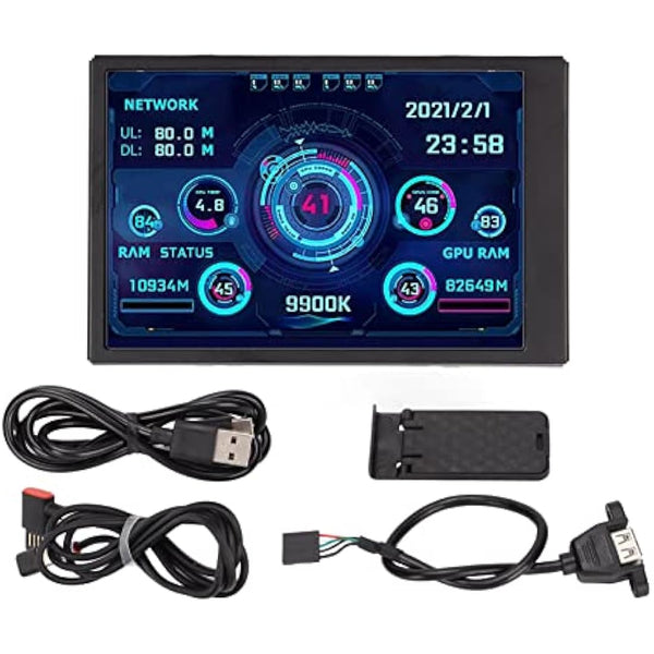 3.5 inch IPS USB Mini Monitor - AIDA64 CPU GPU RAM Pc Sensor Panel Display - Temperature Monitor - Support Horizontal and Vertical Screen