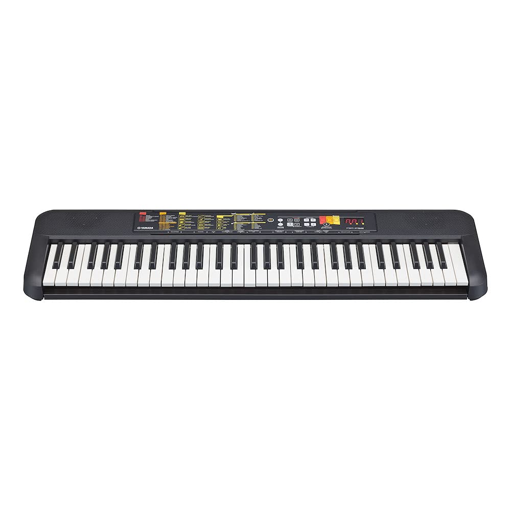 Yamaha PSR-E383 Portable Keyboard for Beginners, 650 Authentic Instrument Voices and Touch-Sensitive Keys with 48-Note Polyphony, Includes 2 Online Lessons with Yamaha Music School Teacher