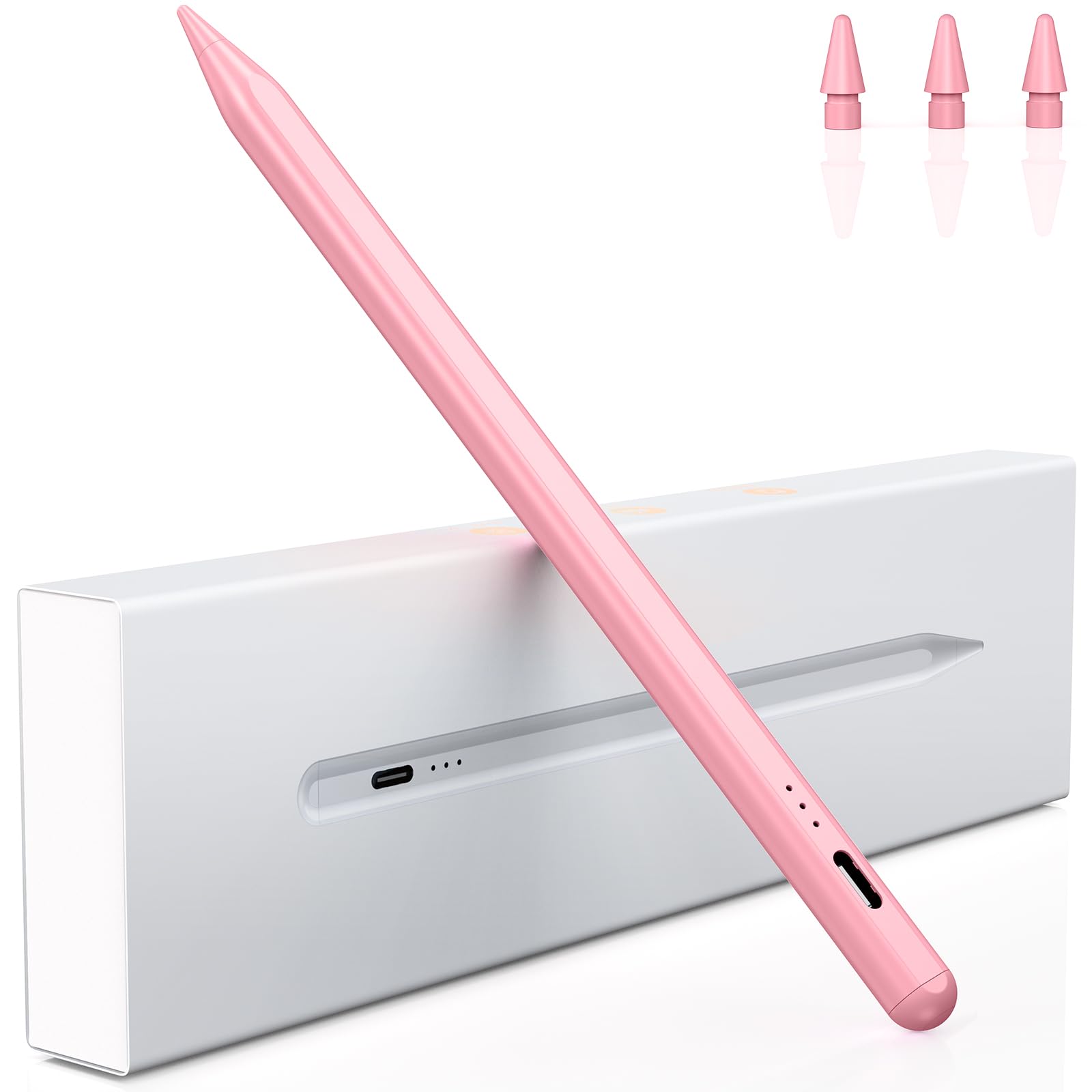 Variglas Pencil for iPad - 2018-2025 15 Minutes Fast Charging, Palm Rejection,Tilt Sensitivity, Stylus Pen Compatible with iPad Pro 11"/12.9"/13", 11/10/9/8/7/6th Gen, Air 3-6, Mini 5/6