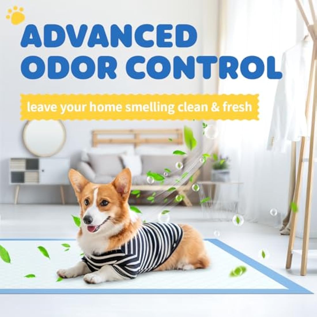 Extra Large Puppy Pads 86 x 70 cm, Pack of 100, Pee Pads for Dogs Potty Training with Leak-Proof Quick-Dry Design, 6-Layer Puppy Training Pads