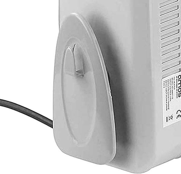 AMOS 1500W Electric Oil Filled Radiator Heater 7-Fin Portable Thermostat Heating Appliance with 3 Heat Settings, Safety Shut Off, and Power Indicator Light