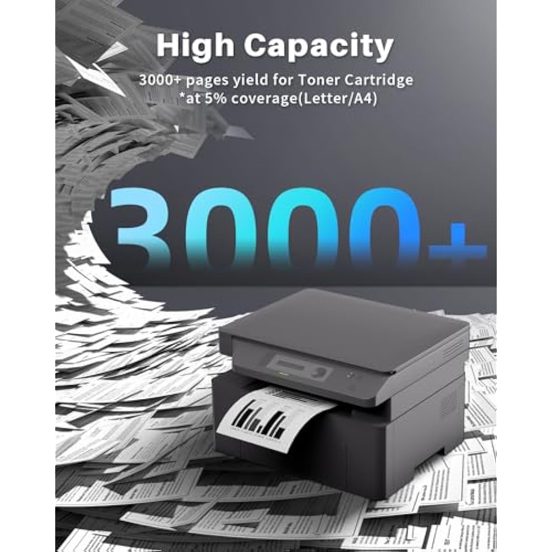 INK4U TN2510XL Toner Compatible with Brother TN-2510XL TN2510 for DCP-2620DW DCP-L2665DW DCP-L2660DW HL-L2400DW HL-L2445DW MFC-L2835DW MFC-L2800DW MFC-L2860DW (1Black) ,3000 Pages