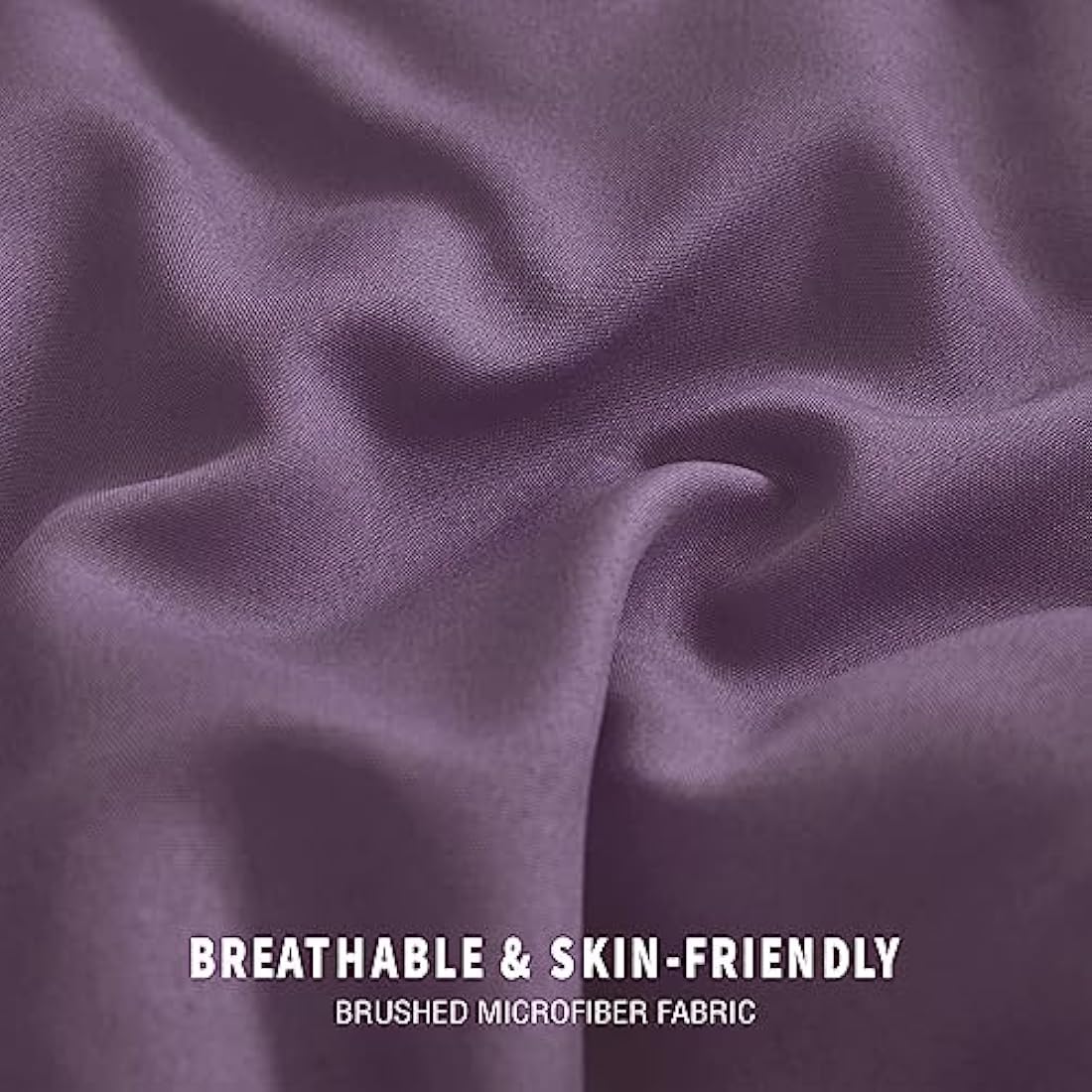 Exclusivo Mezcla 7.5 Tog Double Size Duvet All Seasons, Ultra Soft Reversible Coverless Duvet, Lightweight Down Alternative Comforter, 200x200 cm Dusty Lavender/Lilac Ash