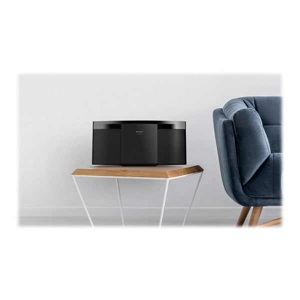Panasonic SC-HC200EB-K Modern HiFi System with FM Radio, 20W Speaker and CD Player, Bluetooth, USB playback, Black