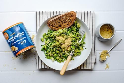 Marigold Vegan Engevita Nutritional Yeast Flakes with Vitamin B12, 100g (Pack of 2)