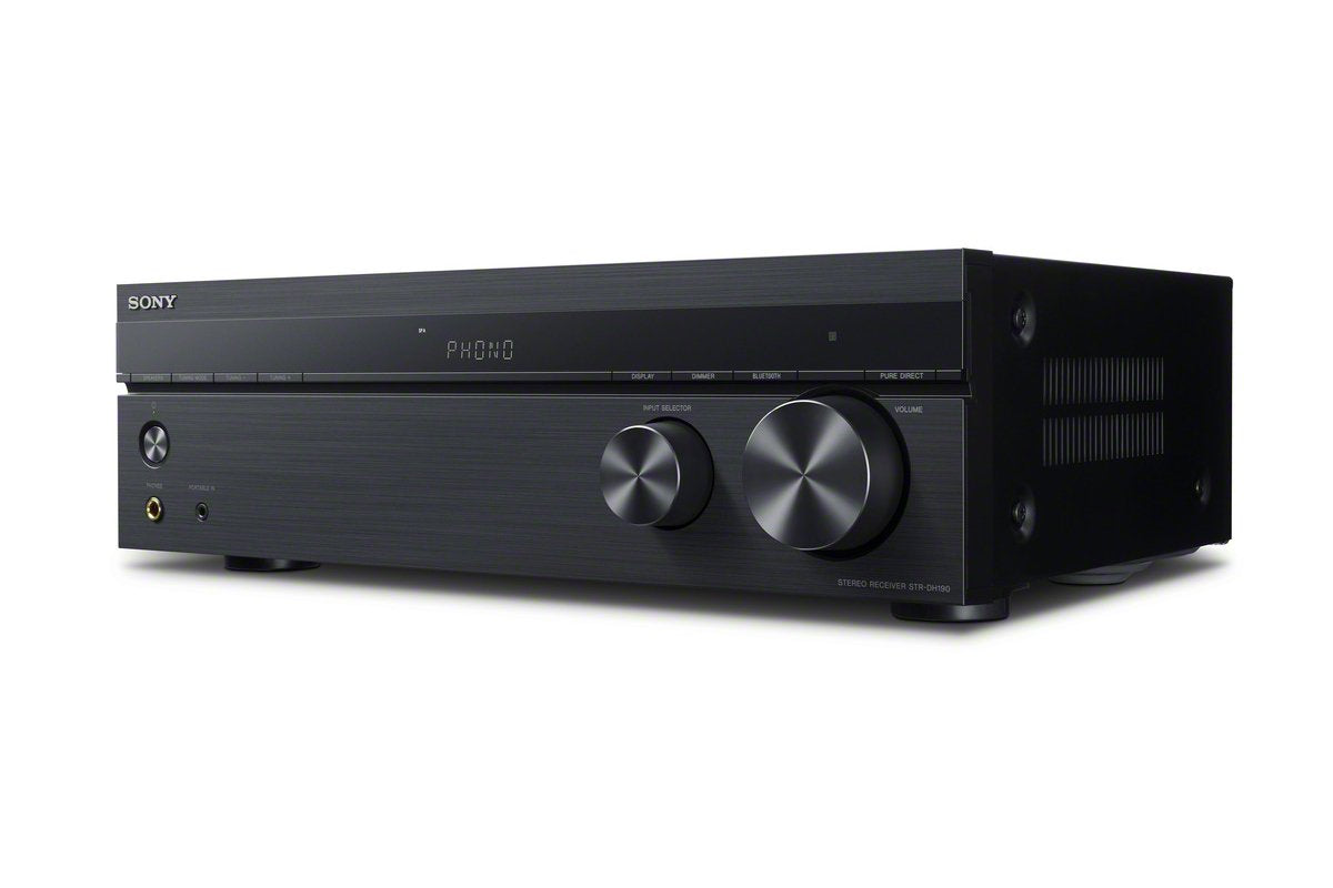 Sony STRDH190.CEK 2 Channel Amplifier with Phone Input and Bluetooth - Black
