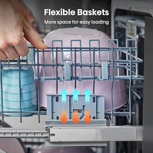 Hisense HS622E90WUK Freestanding Standard Dishwasher 85cm High - E Rated, White, 24 x 23 x 33 inches (L x W x H) [Energy Class E]