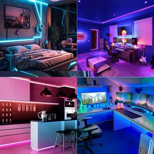 Angdarun LED Profile, 12 Pack LED Aluminum Profile V-Shape 3.3ft/1Meter, LED Aluminum Channel, for LED Channel/Led Diffuser, with Milky White LED Strip Cover, Mounting Material for LED Strip Lights