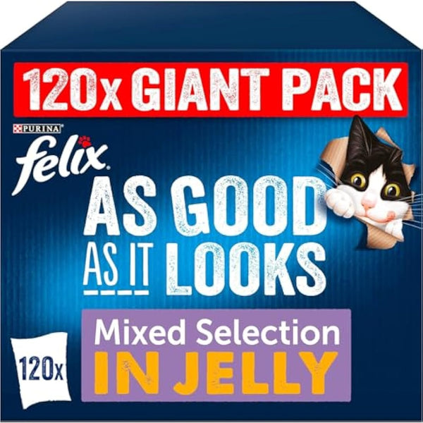 Felix As Good As It Looks Cat Food Mixed 120x100g