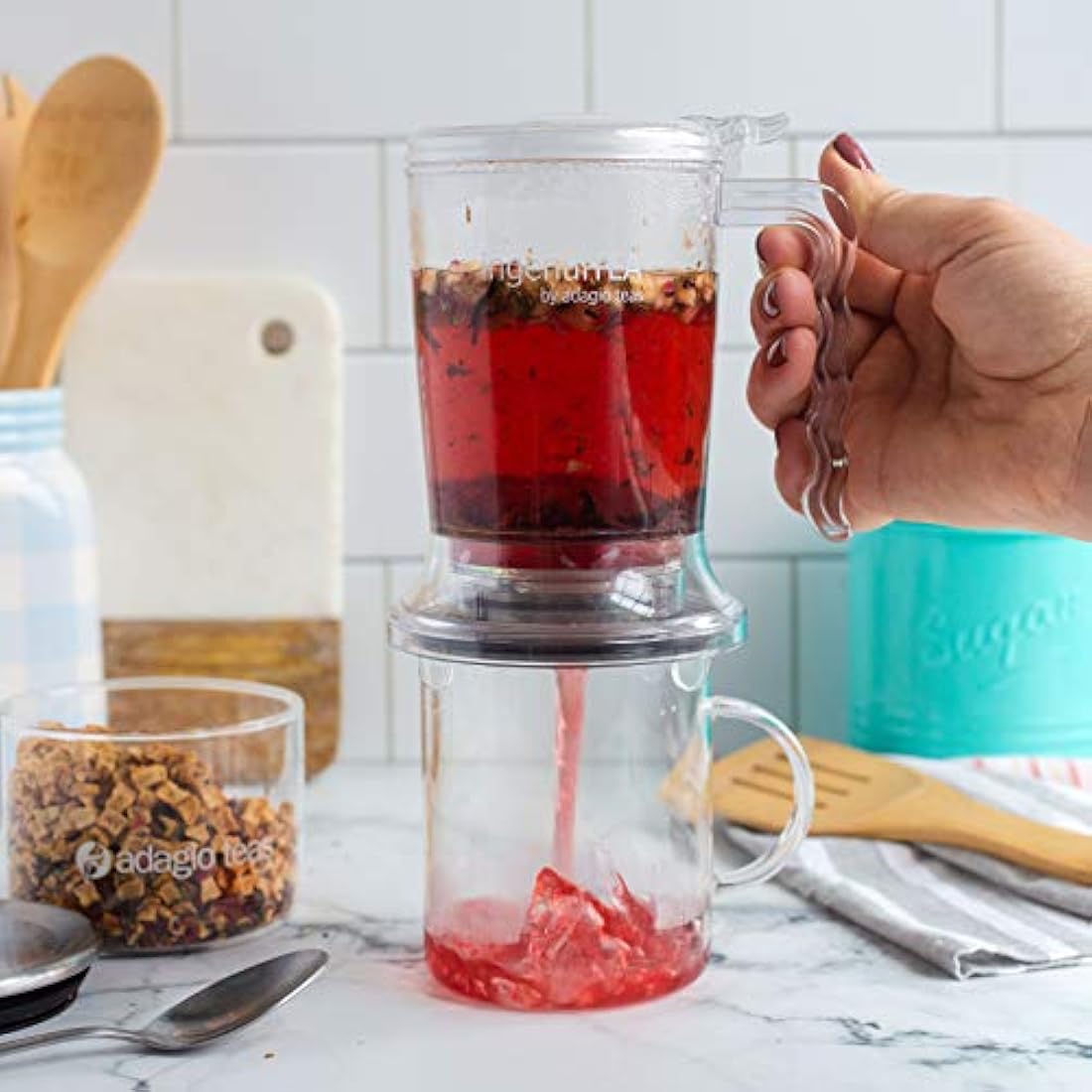 Adagio Teas IngenuiTEA Iced/XL Loose Tea Infuser - Brewer - 850ml