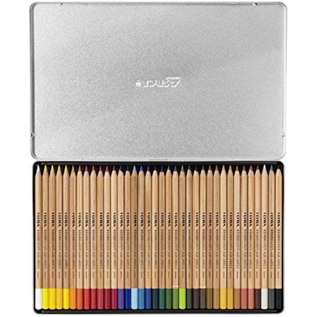 LYRA Rembrandt Aquarell, Fine Art Watercolour Pencil Set, 36 Assorted Colours, For Professionals & Students