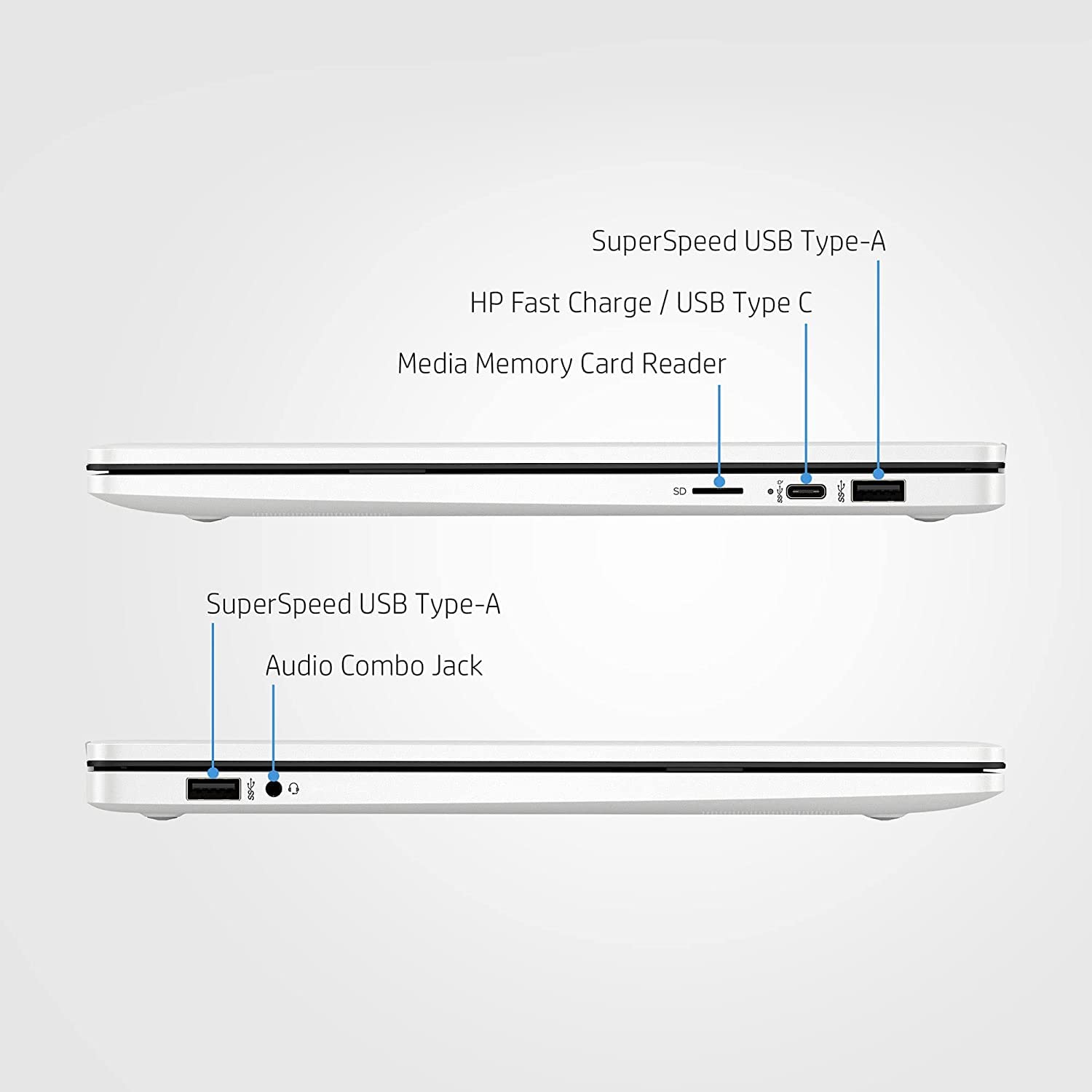 HP 14" Laptop, Intel Core i5-1235U Processor, 8 GB RAM, 512 GB SSD, Intel Iris Xe Graphics, FHD Display, Up to 8hrs battery, Win 11, Dual Speakers, Natural Silver, 14s-dq5005sa