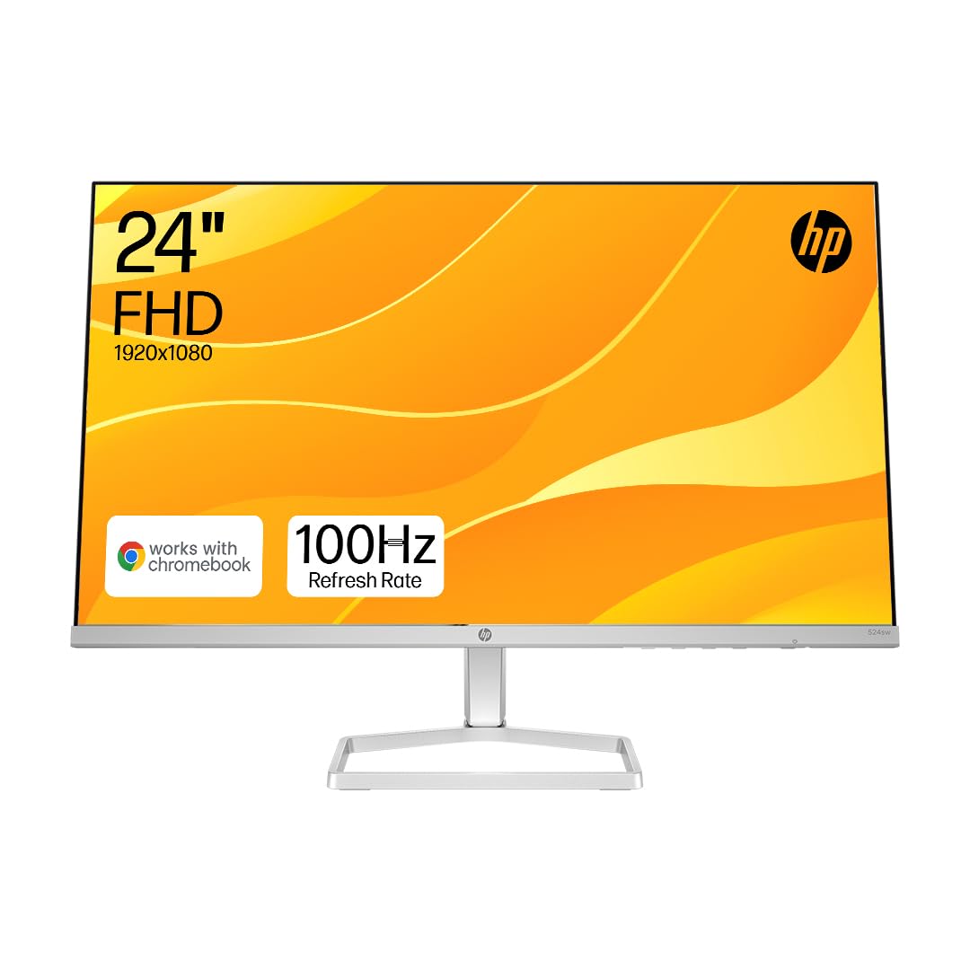HP Series 5 27" FHD Height Adjust Monitor (527sh) - 100Hz Refresh Rate, 1500:1 AR, 99 percent sRGB Spectrum, 300 Nits Brightness - HDMI, VGA Ports - Ergonomically Adjustable - Responsibly Made