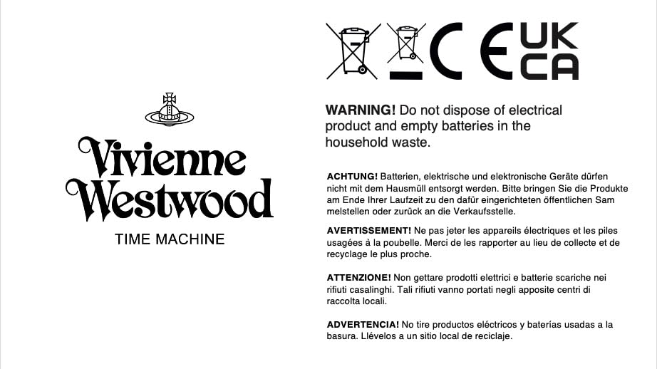 Vivienne Westwood Bloomsbury Women's Quartz Watch with Analogue Display and Stainless Steel Bracelet