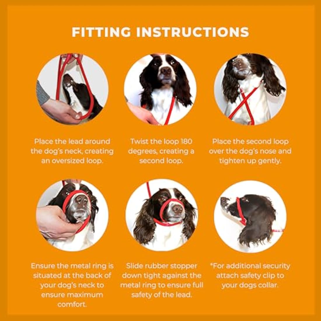 Dog & Field Figure 8 Anti-Pull Lead/Halter/Head Collar/Harness (Natural)