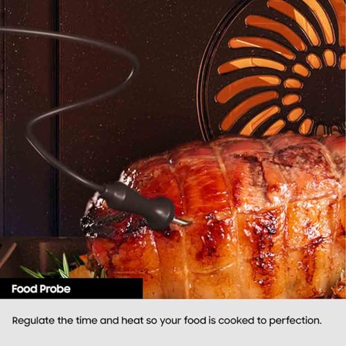 Samsung Series 4 Dual Cook Flex Smart Oven with Pyrolytic Cleaning, Colour: Stainless Steel, NV7B45305AS