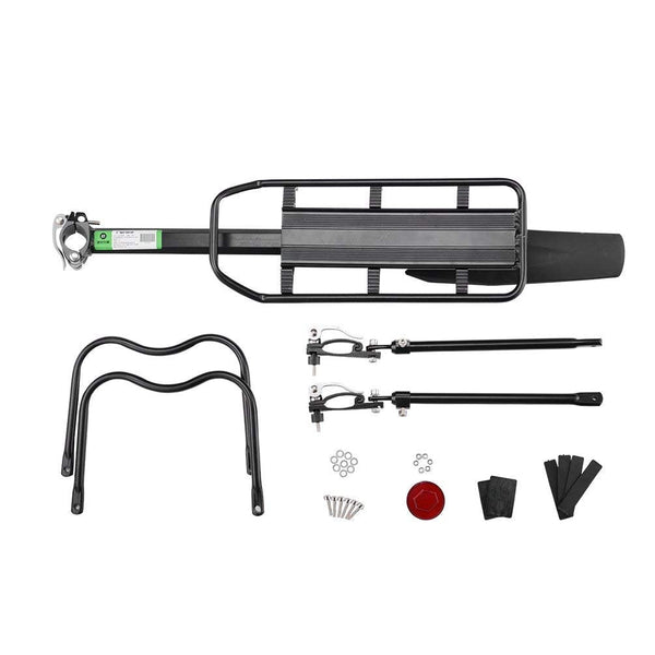 ROCKBROS Bike Pannier Rack Rear Bike Rack Mountain Bike Rack Bicycle Rear Rack Carrier with Reflector Adjustable Bike Luggage Cargo Quick Release