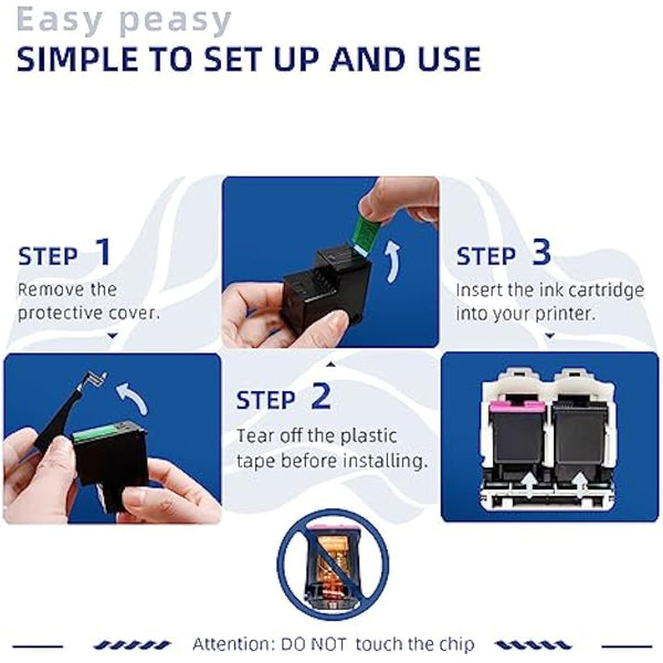 560XL 561XL Ink Cartridges, PG-560 Black & CL-561 Colour XL, High Capacity Replacement Canon 560 561 Ink Cartridges for Pixma TS5350 TS5351 TS5352 TS5353 TS7450 TS7451 (2 Pack)