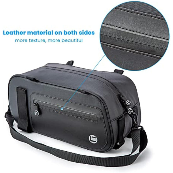 HOMPER Cycle Saddle Rear Rack Pannier Bike Bag,26 L Mountain Road MTB Trunk Shoulder Handbag,900D Waterproof Coating Fabric+pu