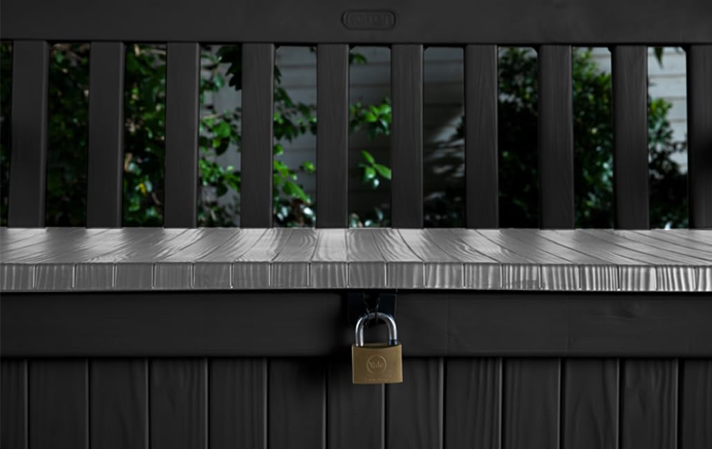 Keter Manor Pent Garden Storage Shed 6 x 6 feet - Grey, 200.6 cm*183.5 cm*183.0 cm