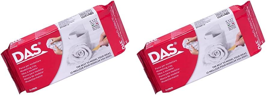 DAS Terracotta Air-Hardening 500g Modelling Clay, For Professionals & Hobbyists